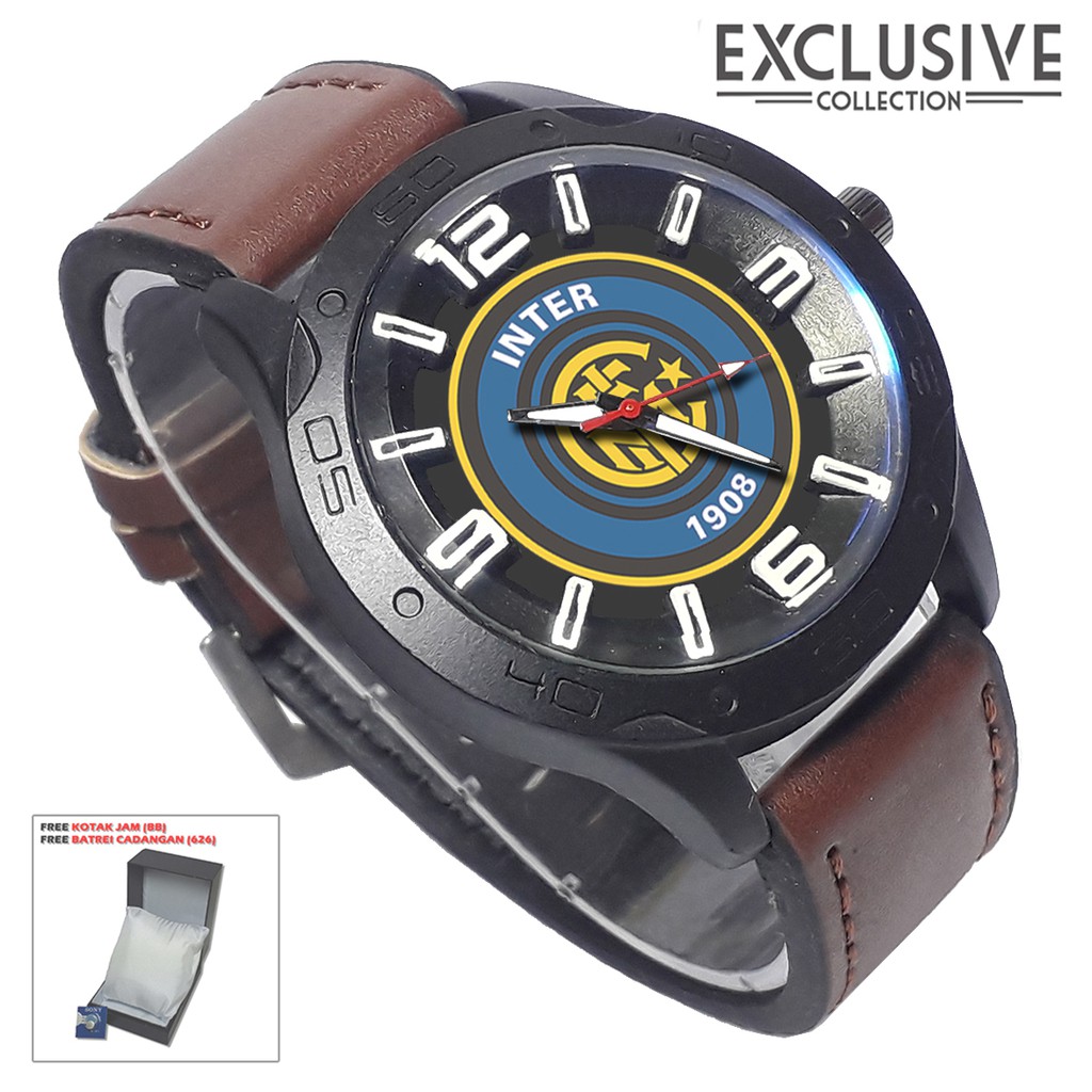Jam tangan INTER Kalep Coklat (Exclusive)
