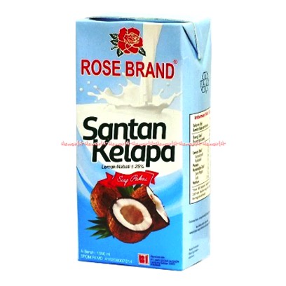 Rose Brand Coconut Cream 1L Santan Kelapa Instan Siap Pakai Rosebrand Lemak Nabati Santen Kental Untuk Masak 1 Litter