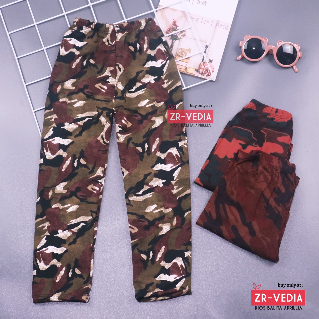 ARMY Pants uk 3-5 tahun / Celana Panjang ABRI Anak Laki Perempuan Bawahan Legging Leging Adem Murah