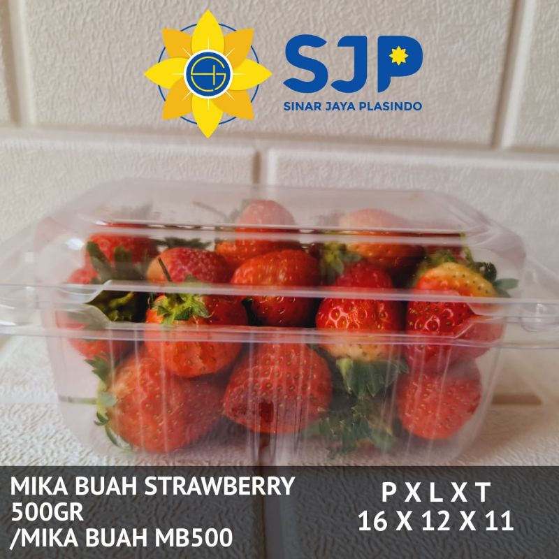MIKA PLASTIK BUAH 500GR / MIKA BUAH 500gr MB500