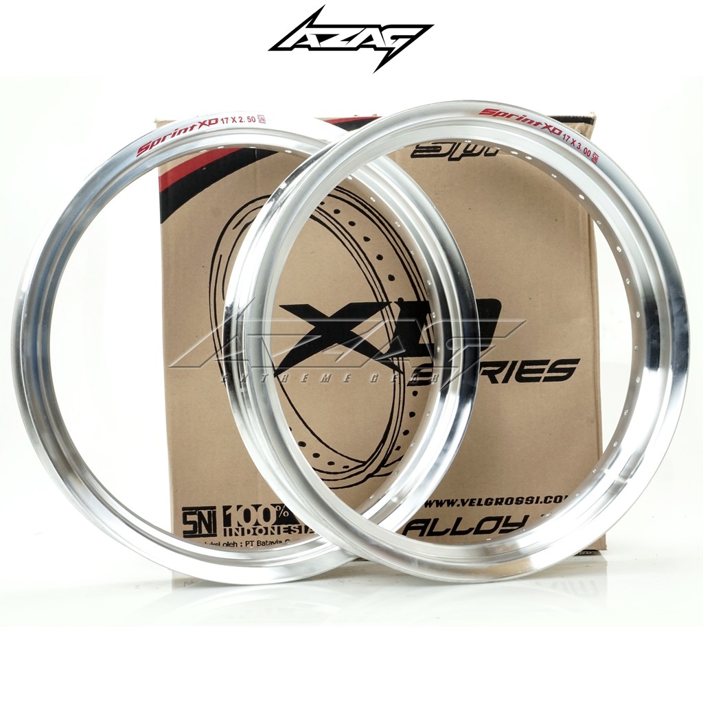 velg v-rossi ring 17 chrome supermoto modifikasi klx dtracker wr crf