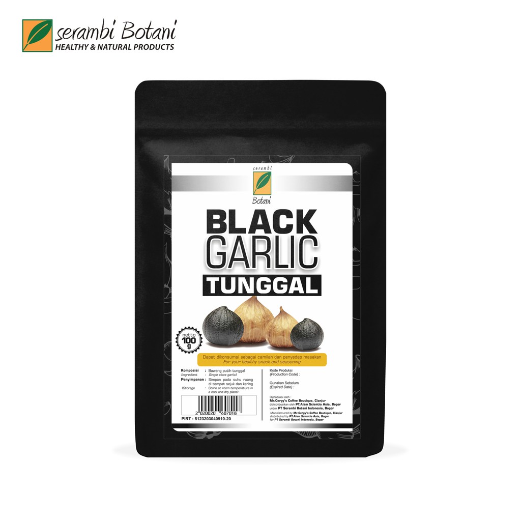 

Black Garlic Tunggal 100 gr