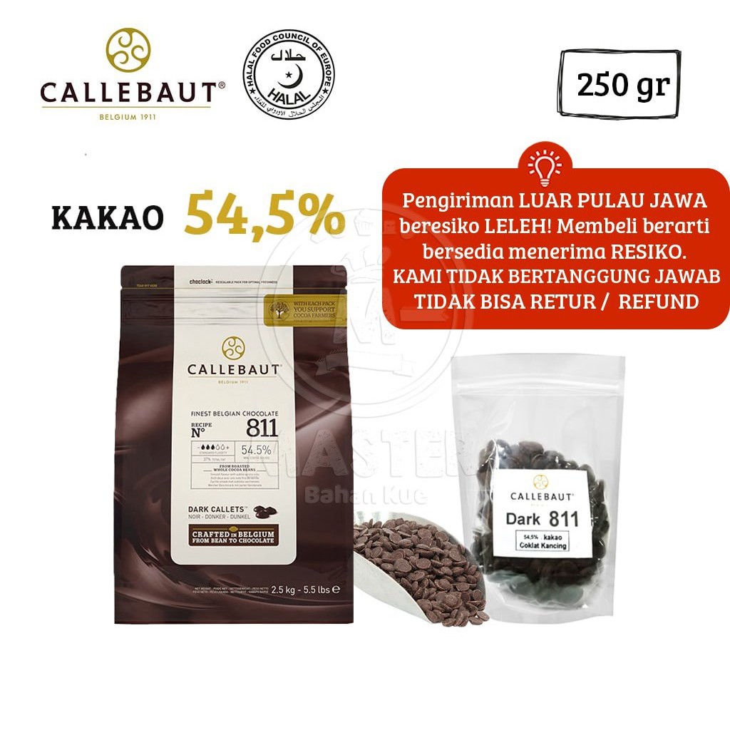

Callebaut 811 [250 gr] KHUSUS GOSEND & JNE YES