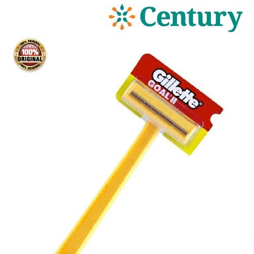 GILLETTE GOAL Kuning / MENS SAVER / ALAT CUKUR / Pencukur bulu rambut kumis Janggut