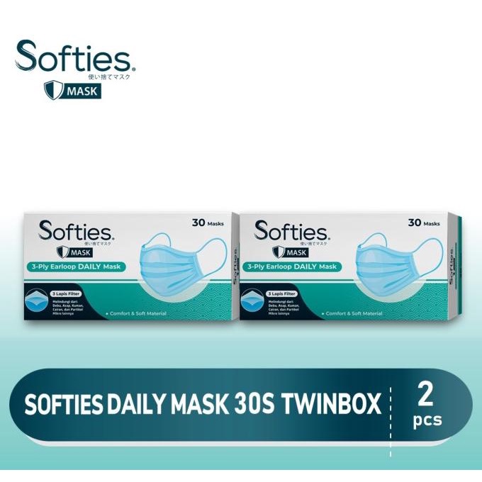 PROMO  Softies Daily Mask 30s Twinbox
