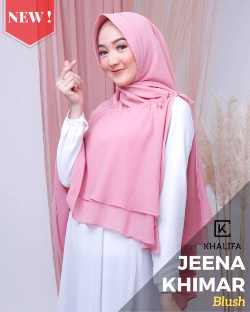 KHIMAR SYARI INSTAN JEENA HIJAB INSTAN ||  KHALIFA