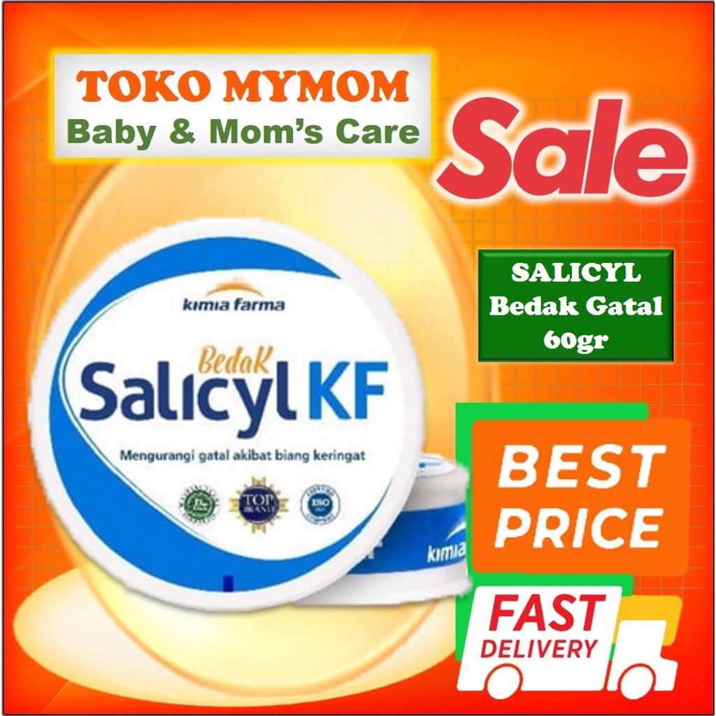 [BPOM] Bedak Gatal Salicyl 60gr / Salicyl Kimia Farma KF / Salicil / Salicly / MY MOM