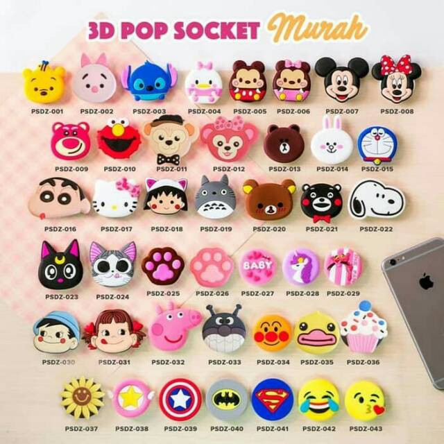 popsocket pop socket ring tangan pegangan hp