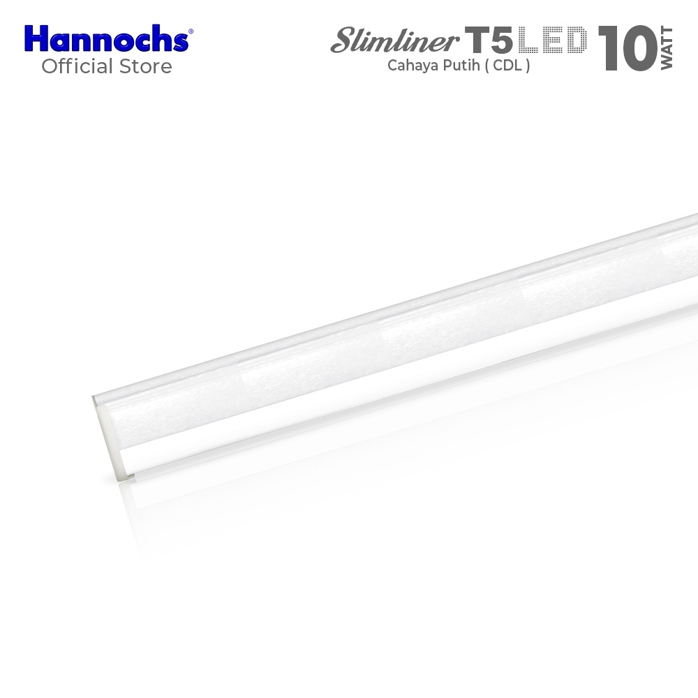 Hannochs Slimliner T5 LED 10 Watt Cahaya Putih - Lampu Neon