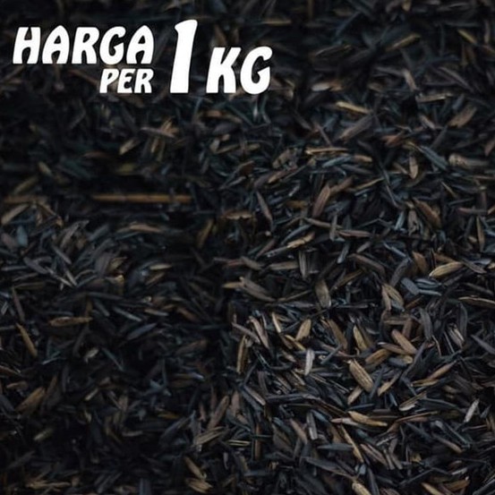 Media Tanam Pertanian Hidroponik Arang Sekam Sekam Bakar 1 kg