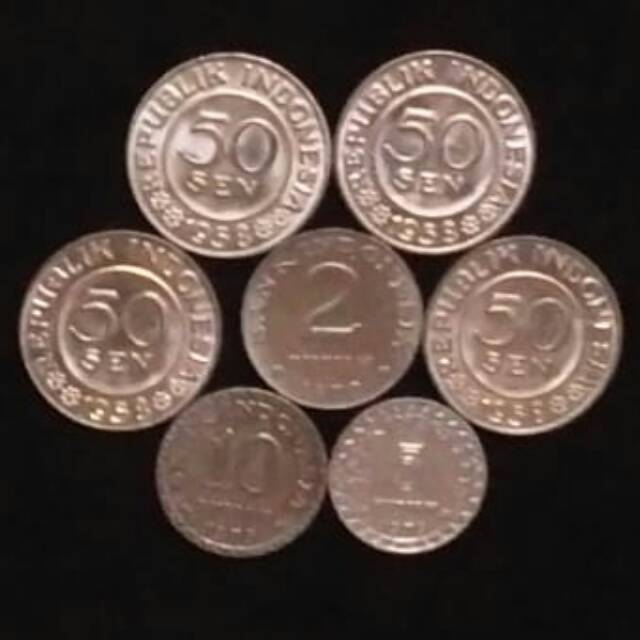 Uang Kuno Uang Mahar paket Ekonomis Rp 19 (Ex5)