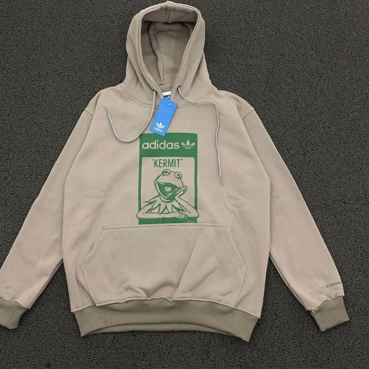 Sudah READY.. Hoodie Adidas Kermit + import