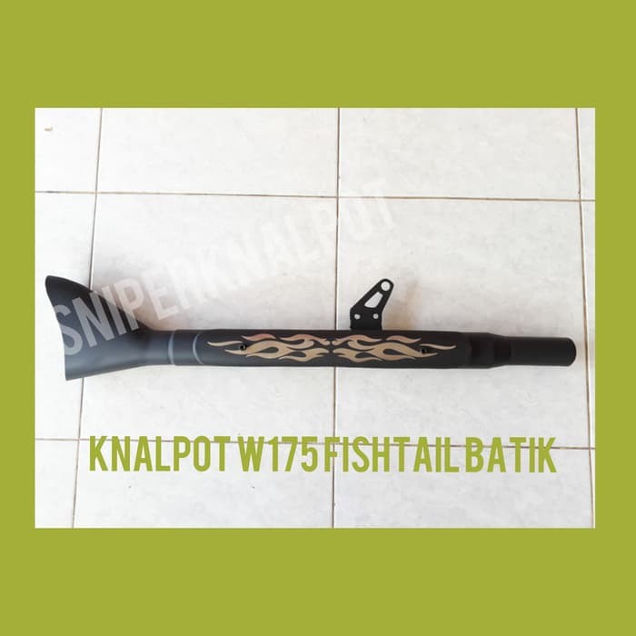 Knalpot kawasaki w175 knalpot W175 Batik