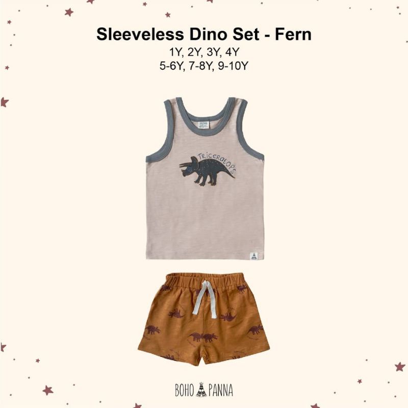 Bohopanna - Sleeveless Dino Set