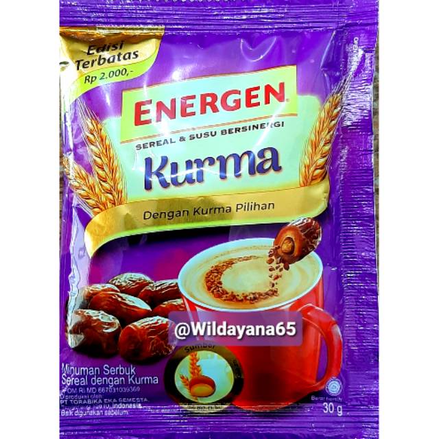 

Energen Kurma 30gr/10bks