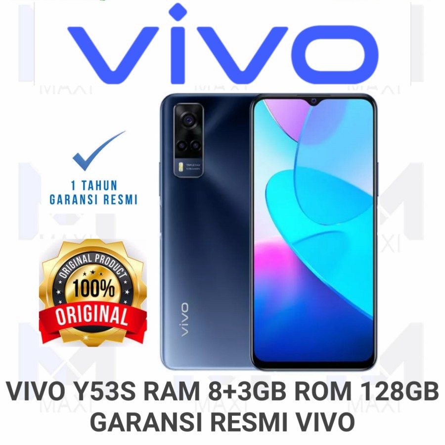 Vivo Y53S 8/128 Ram 8GB Internal 128GB Garansi Resmi