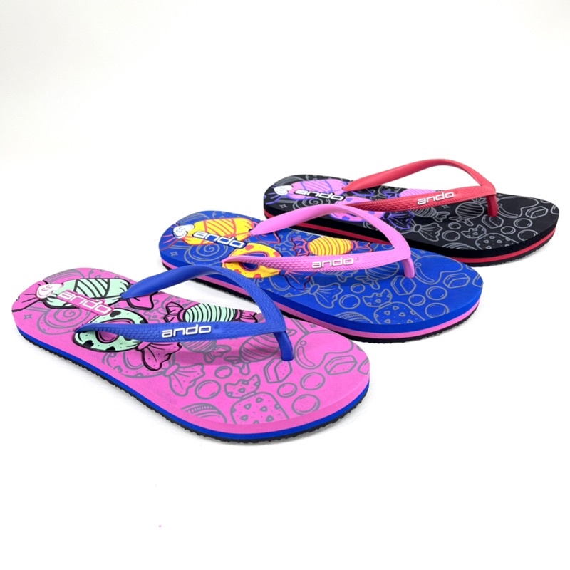 Sandal Jepit Anak Perempuan / Sandal Anak Cewek ANDO CANDY JO (32-35)