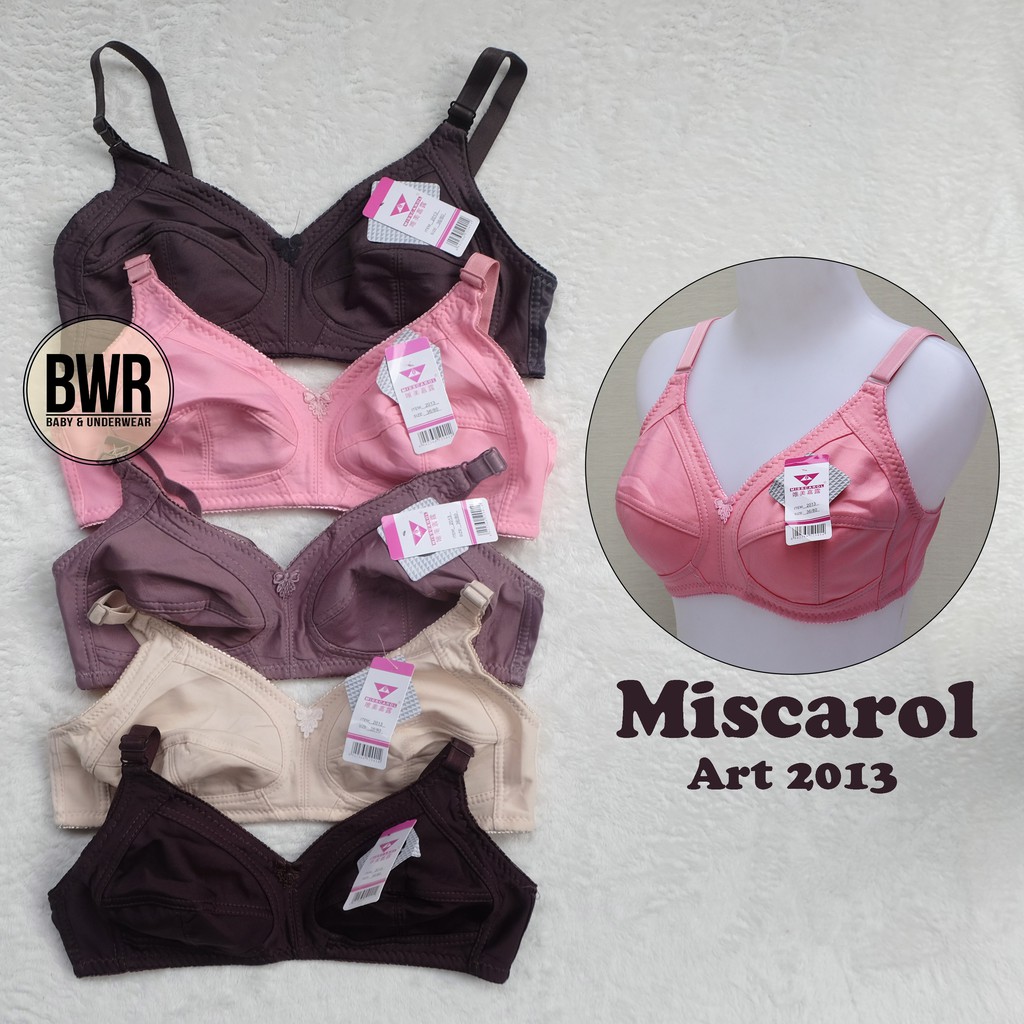 BH Misscarol 2013 Tanpa Busa | Bra Miscarol Sport Full Cup Kait Kancing 3 - Bwr