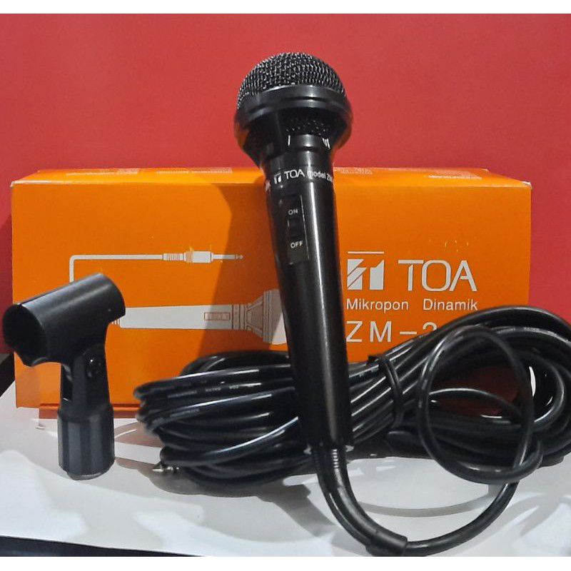 MIC ORIGINAL TOA / MIC KARAOKE / MICROPHONE TOA ASLI