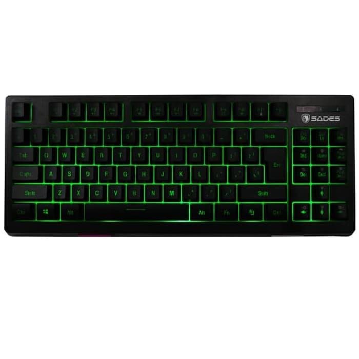 Keyboard Gaming Sades Sabre RGB TKL - Hitam