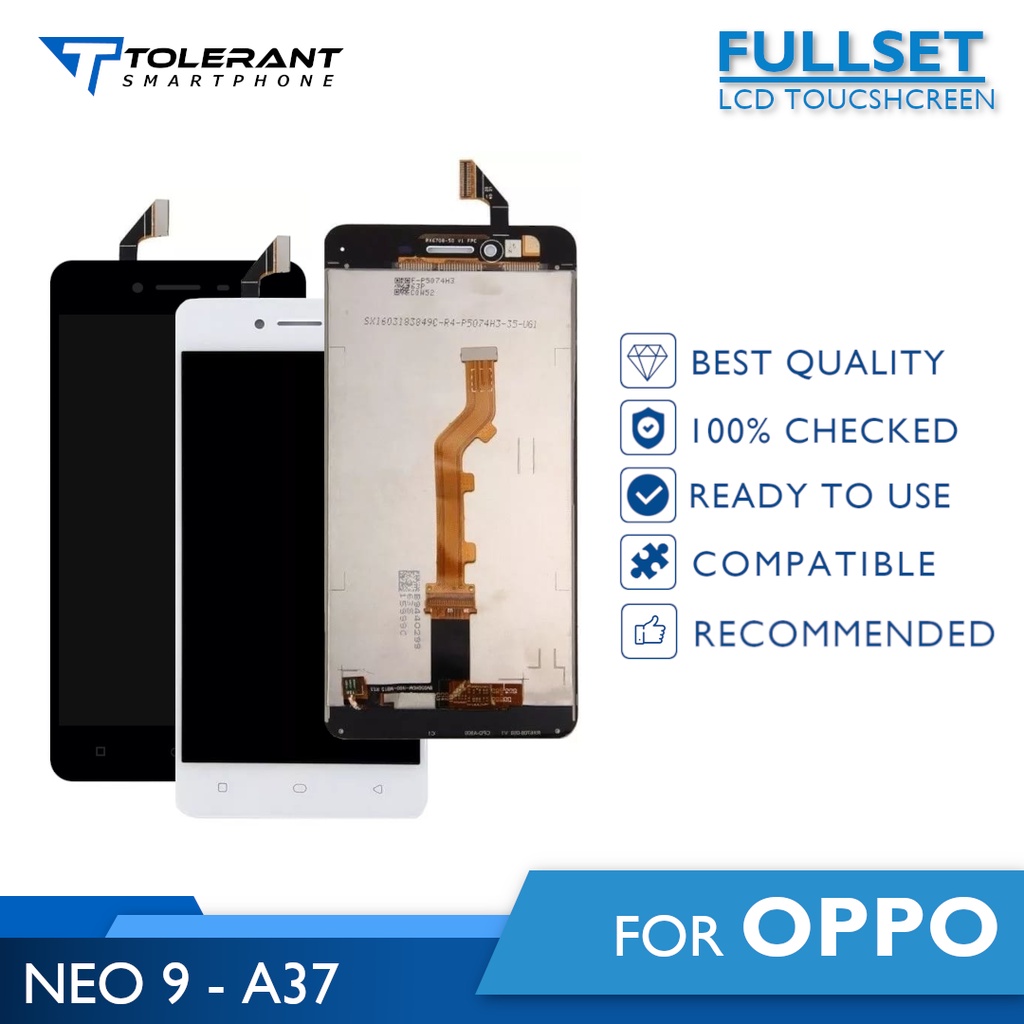 LCD TOUCHSCREEN LAYAR SENTUH OPPO NEO 9 A37 A37F A37FW FULLSET TC TS