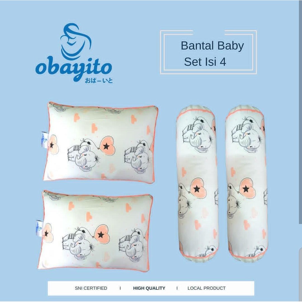 OBAYITO BANTAL SET ISI 4 MOTIF OB-028