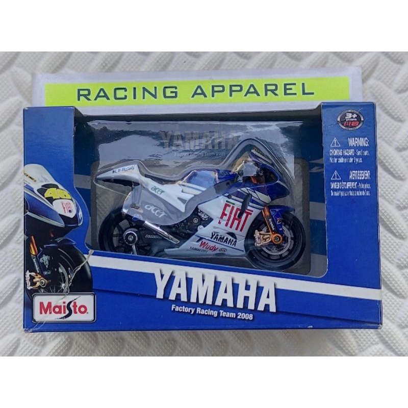 Maisto - MotoGP 2008 Yamaha YZR-M1 Valentino Rossi 46 skala 1/18