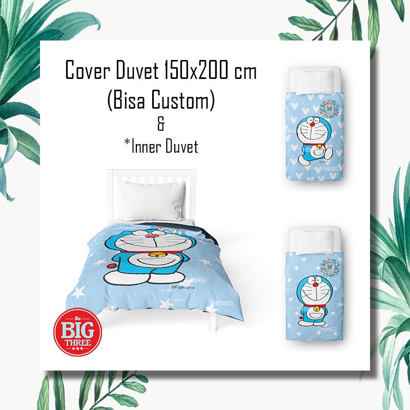 Kendra Duvet Cover &amp; Inner Duvet Ukuan 150x200 Motif Custom By Order