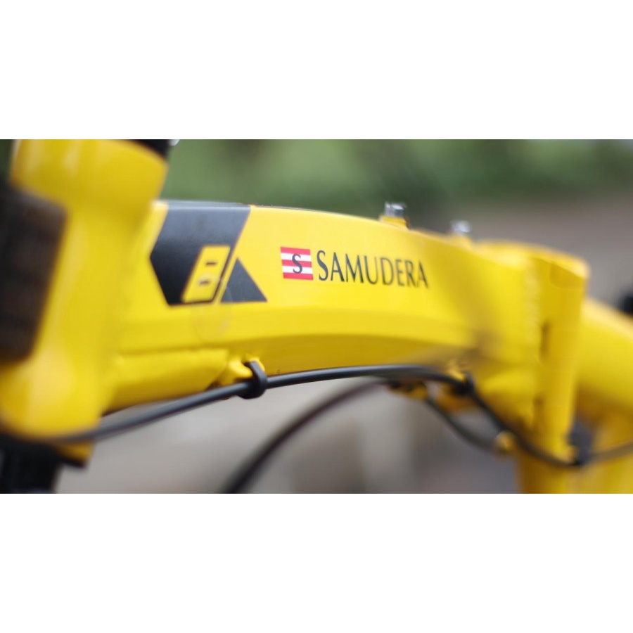 Sepeda Lipat Element Ecosmo 8 Speed Samudra Edition Garansi SNI-1