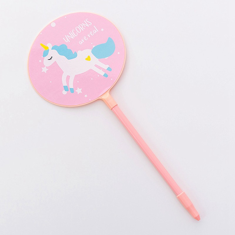 

Perlengkapan Sekolah Yo Yo Unicorn Gel Pen Black Ink Pen Kawaii Stationery Kids School Office