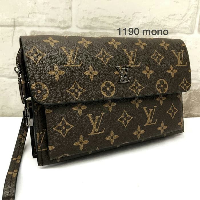 CB64 Promo Clutch Burberry 3Ruang 2338 Vic Wanita Murah Clutc G4V4 Sapi Import Kekinian