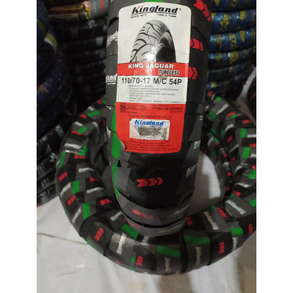 GRATIS ONGKIR BAN LUAR 110/70-17 KINGLAND TUBELESS