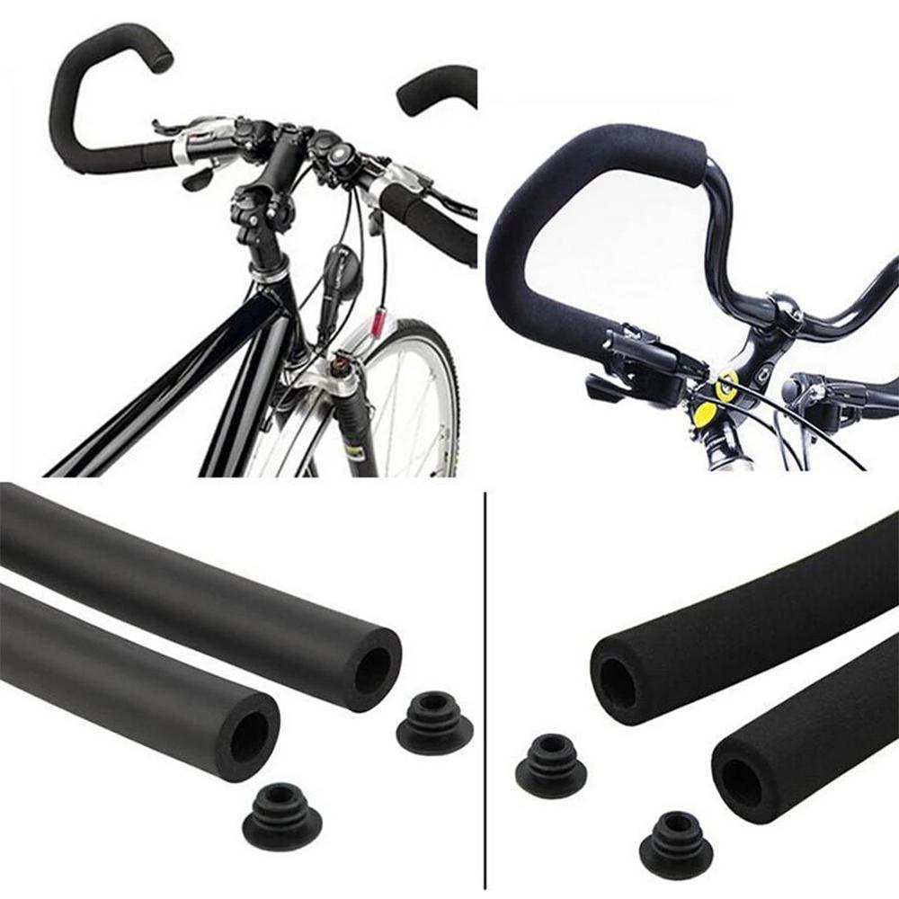 Agustina Sarung Stang Sepeda Aksesoris Sepeda Bagian Sepeda Skidproof Shock Absorb Pegangan Nyaman Bar End Bicycle Butterfly Stang