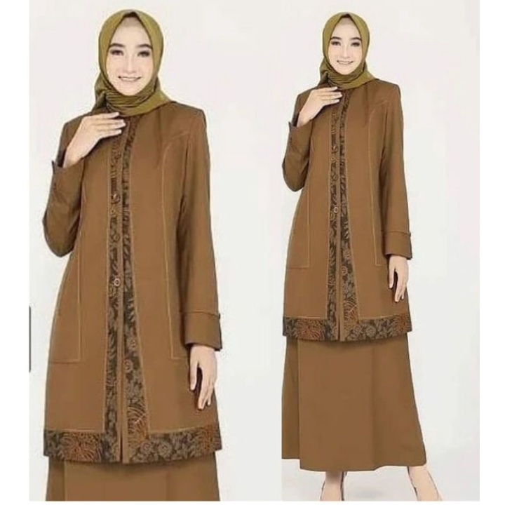 princessfa seragam pemda tunik kombinasi batik