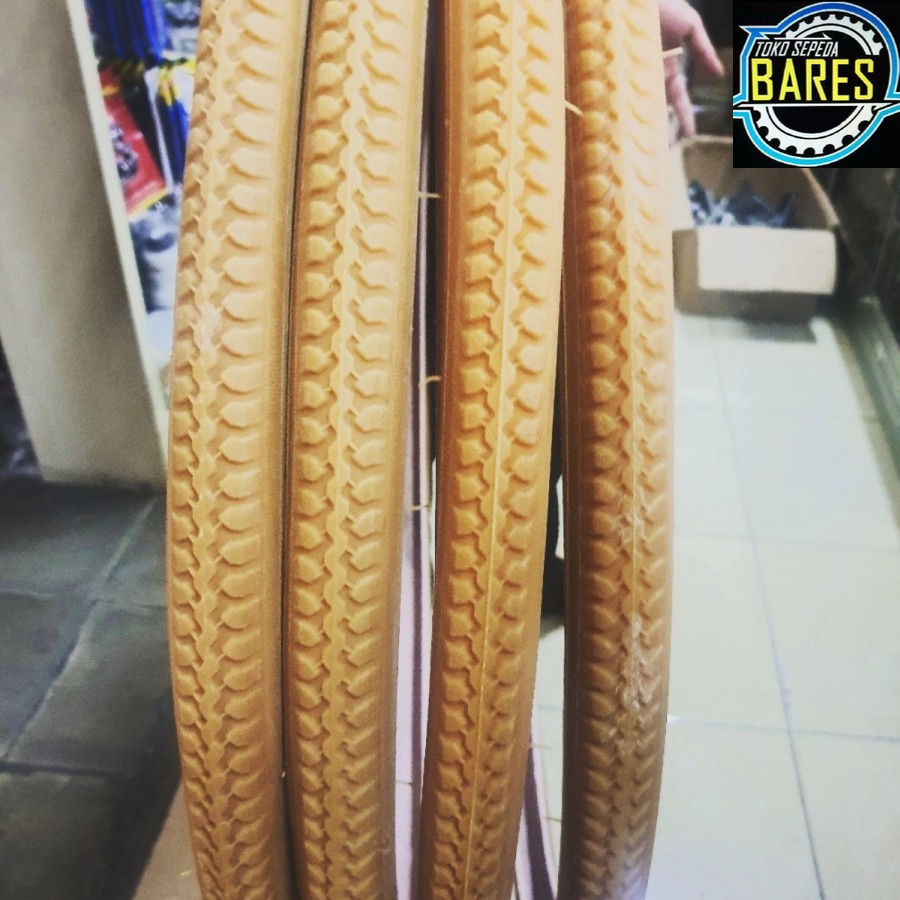 Ban Luar Sepeda Jengki / Mini CTB Swallow 26 x 1 3/8 Kuning Mentah