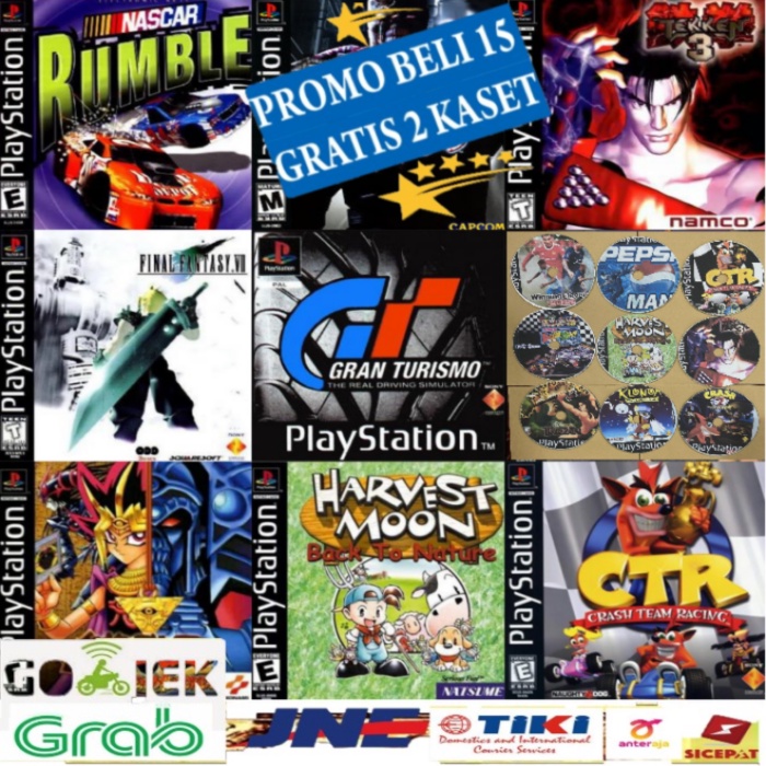 Kaset Game PS1 Lengkap Pilih Judul