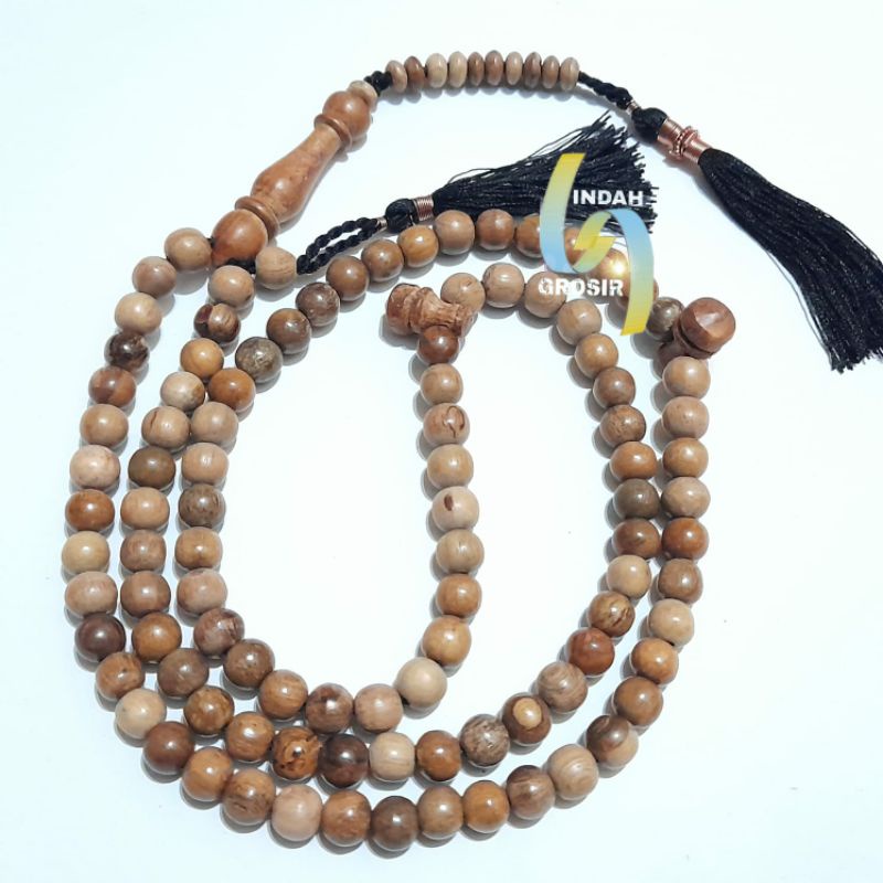 TASBIH KAYU GAHARU BUAYA 8MM 99 BUTIR