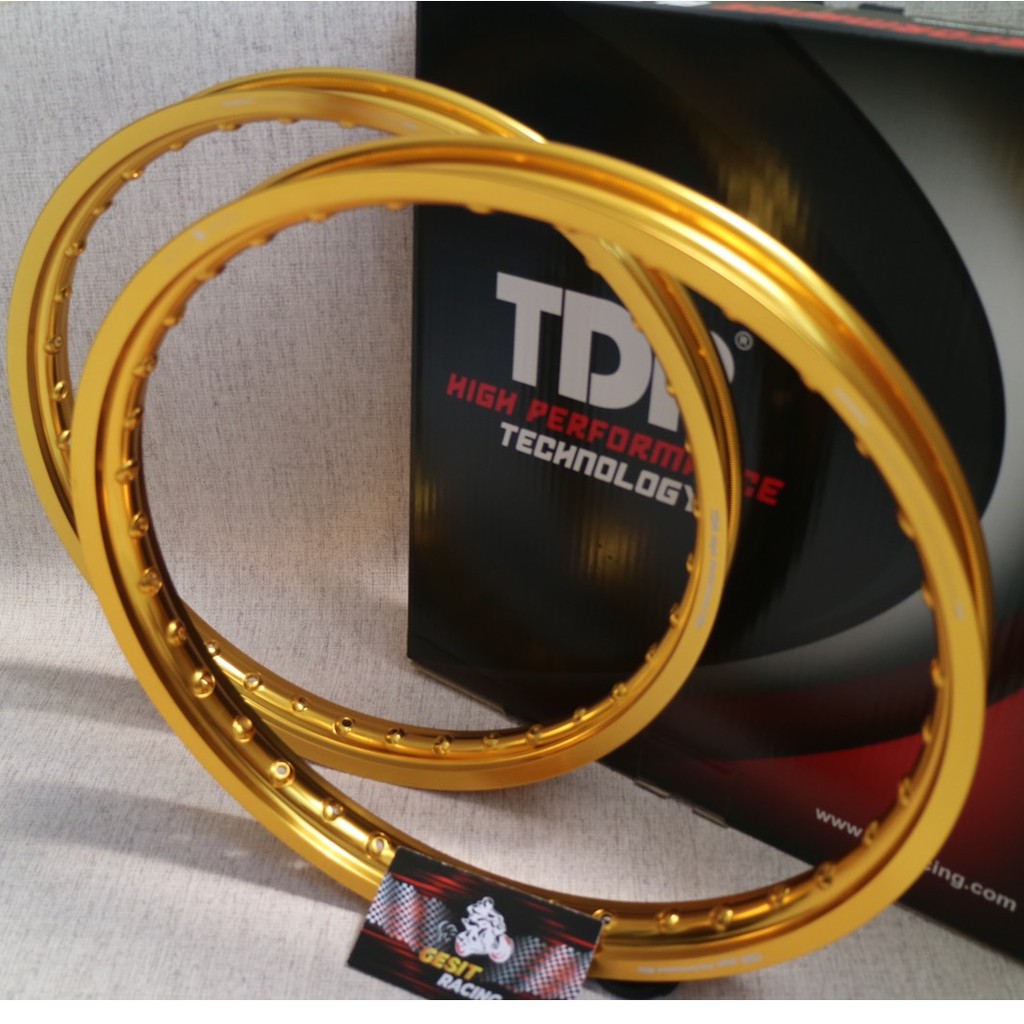 Velg TDR WX Gold Set 17 x 140 / 140 Warna Emas Gold