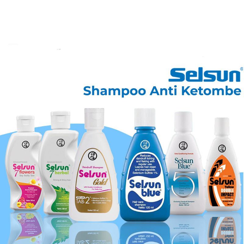 SELSUN SHAMPOO ANTI KETOMBE / SELSUN BLUE / SHAMPOO ANTI DANDRUFF
