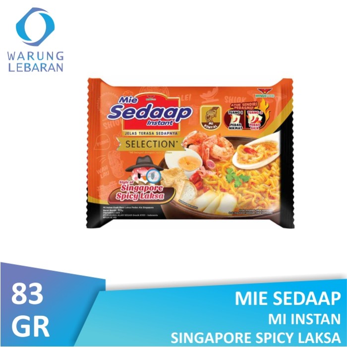 

Mie Sedaap Singapore Spicy Laksa 83gr