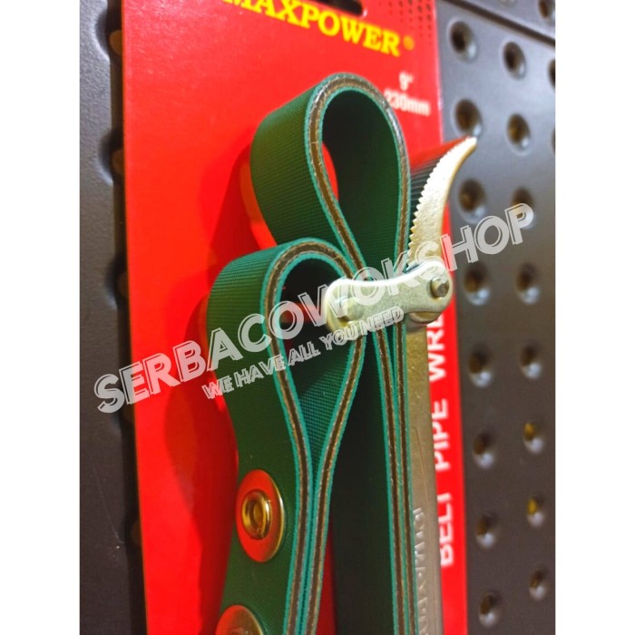 Maxpower Oil Filter Wrench Belt 9 Inch Kunci Oli Kulit Sabuk Termurah