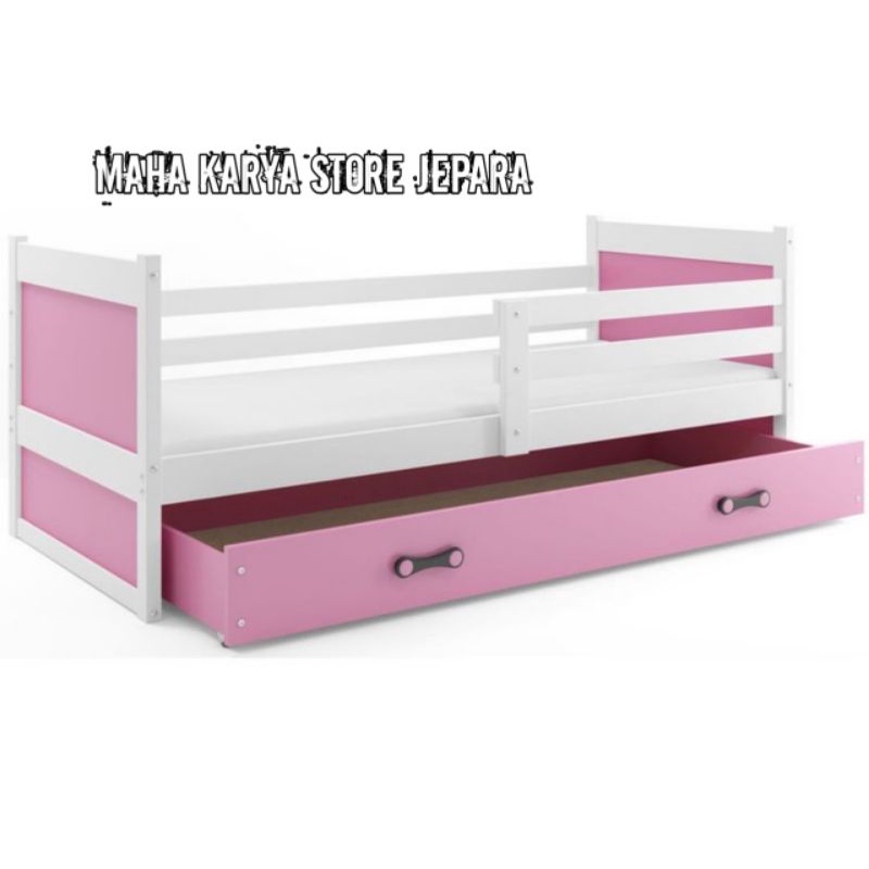 DIPAN ANAK RANJANG TIDUR ANAK PEREMPUAN DOBEL KASUR