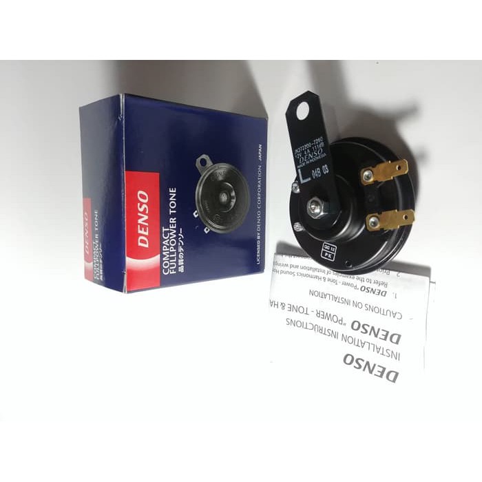 Klakson Denso Disc Single 12V PNP Tanpa Kabel