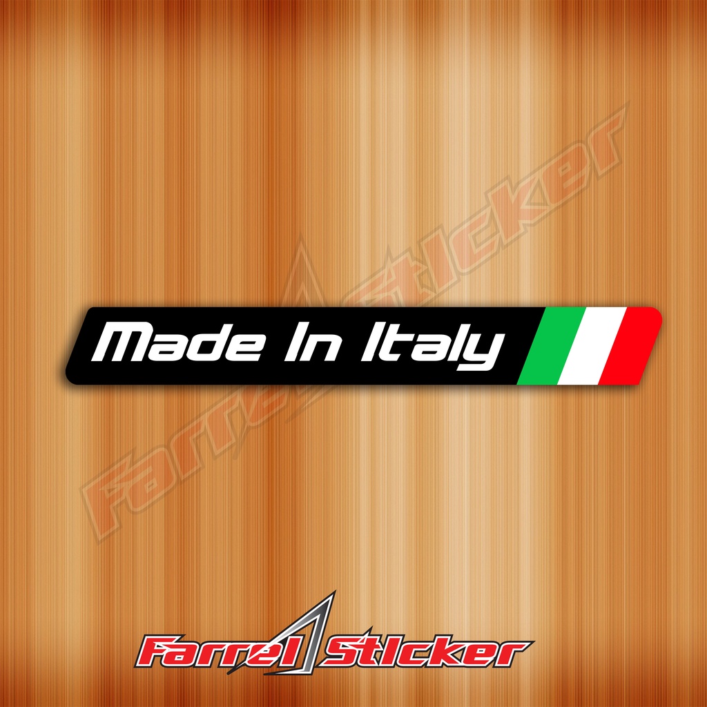 Stiker itali sticker Made In Italy