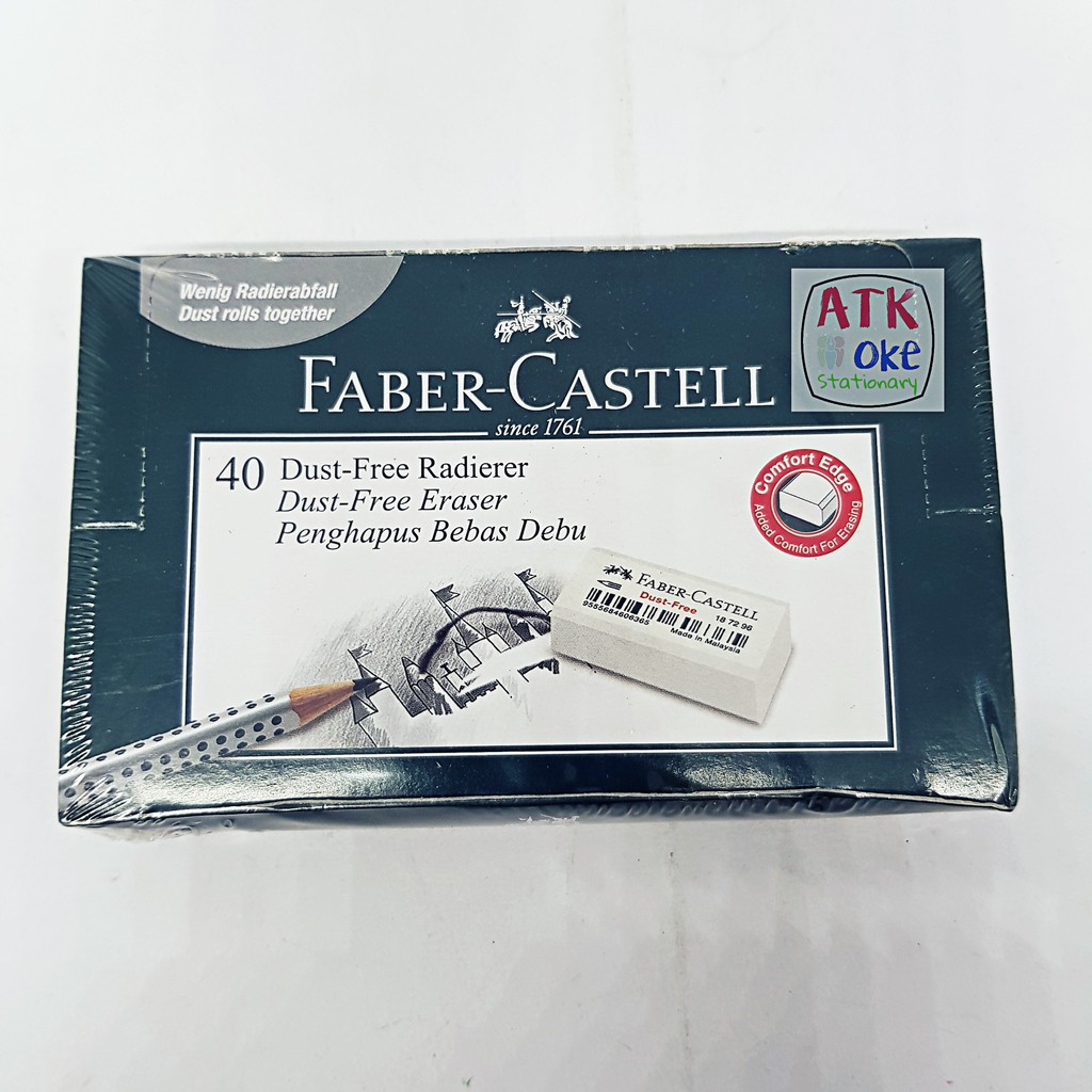 

1 Pcs Penghapus Faber Castell Putih Kecil