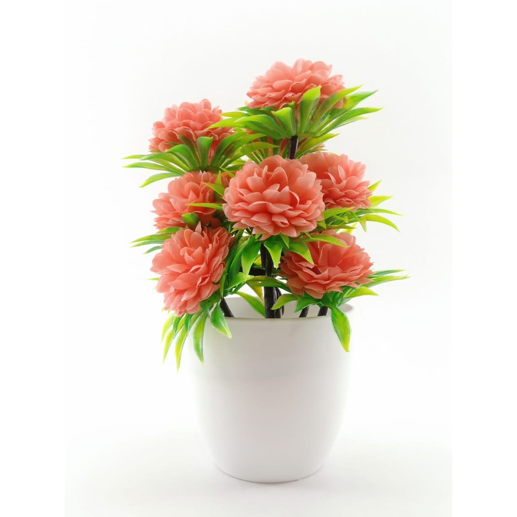 COD BUNGA PLASTIK BUNGA PAJANGAN IMITASI BUNGA ARTIFISIAL BUNGA DANDELION TANAMAN HIAS BP8841-PEACH