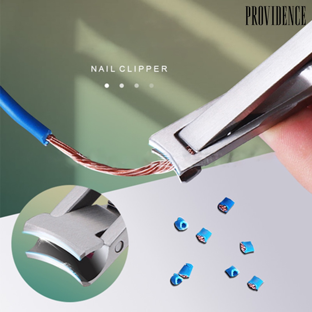 Providence Gunting Kuku Lipat Anti Slip Untuk Manicure / Pedicure