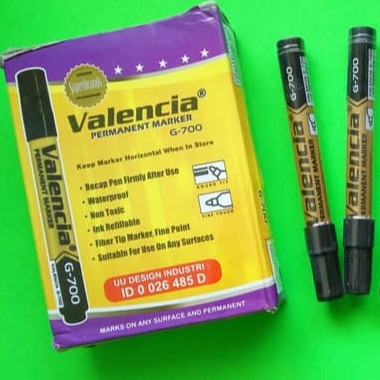 

Valencia Permanent Marker Black