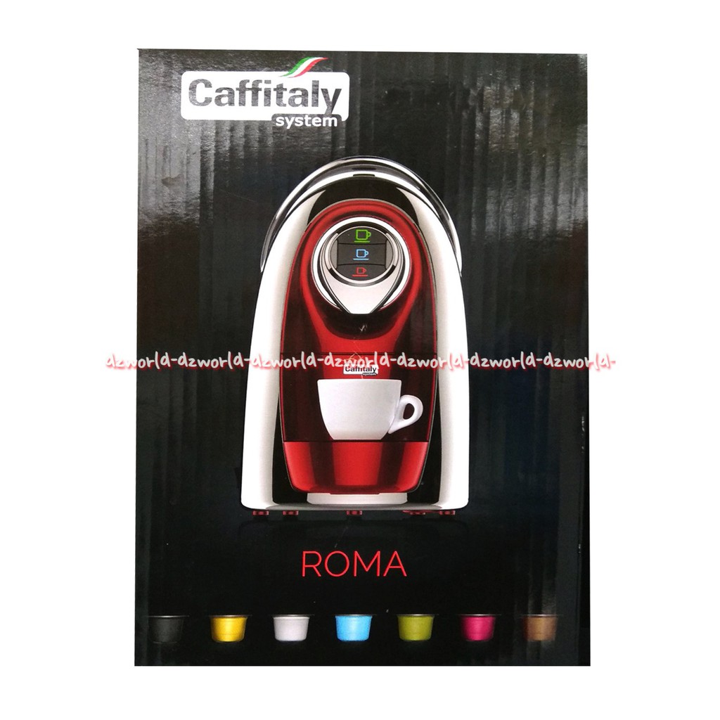 Caffitaly Roma Machine Coffee Kopi otomatis Red