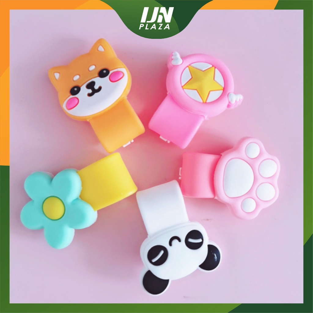 ❤ IJN ❤ CARTOON - Cord Holder 3D Lebar/ Klip Kabel/ Penjepit Kabel/ Pengikat Kabel